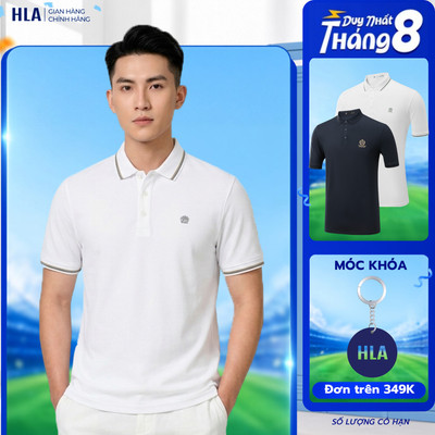[Mua 2 Giảm 5%_Hỏa Tốc] Áo Thun Polo Nam Cao Cấp HLA  – Vải Mát Lạnh, In Họa Tiết Nổi Bật, Co Giãn Nhẹ Thoải Mái