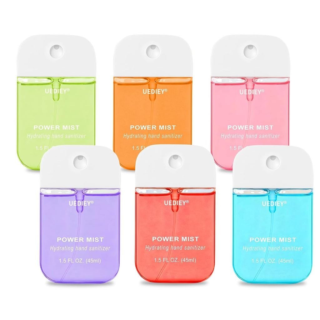 HSanitizerSpray (6Scents, 1.3FlOz)|HSanitizerPortablePowerMistHydratingQuick-DryTravelSizefors