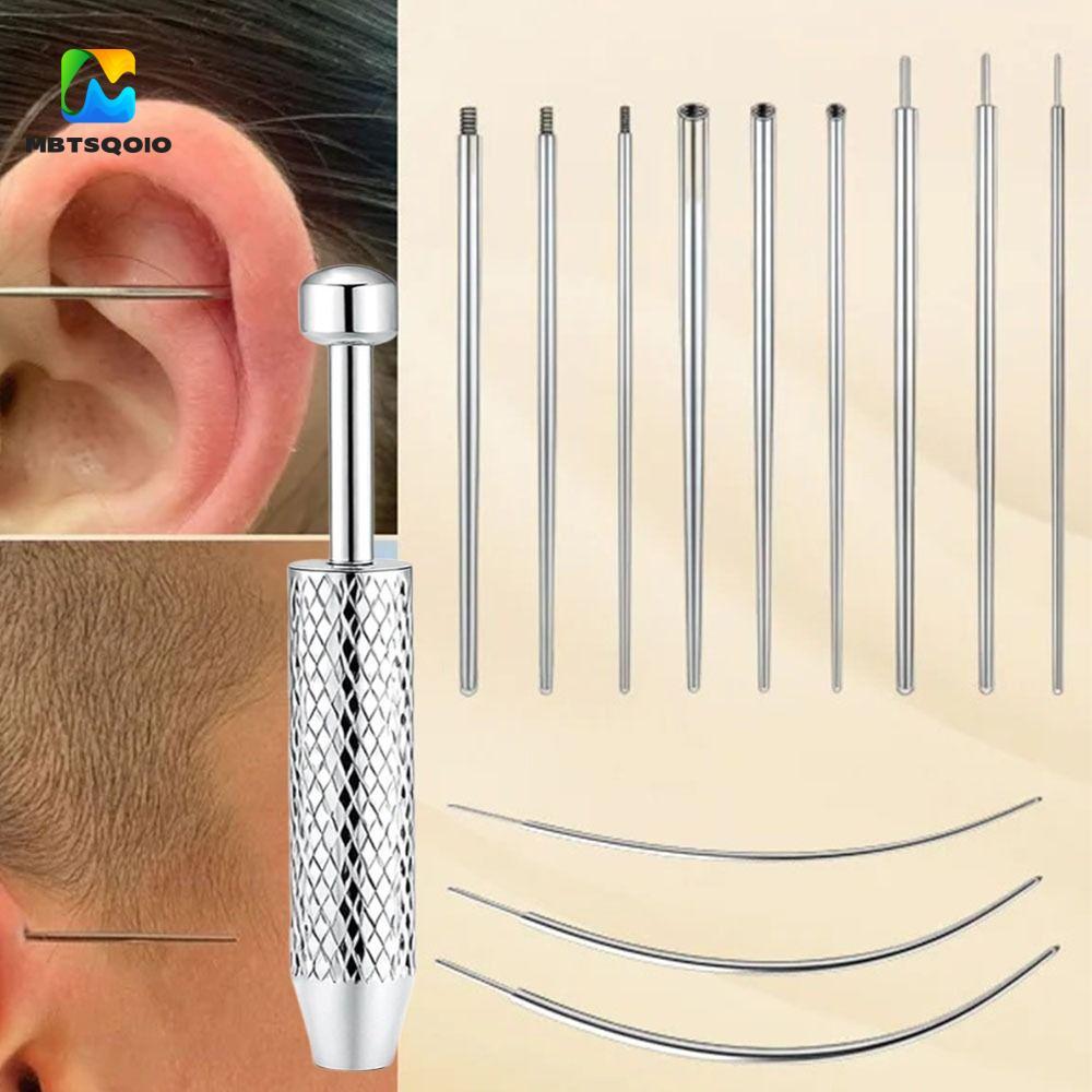 Bộ dụng cụ xỏ lỗ tai NEXUSBEAM, dụng cụ xỏ khuyên thép không gỉ, bộ taper xỏ lỗ tai chuyên nghiệp dạ