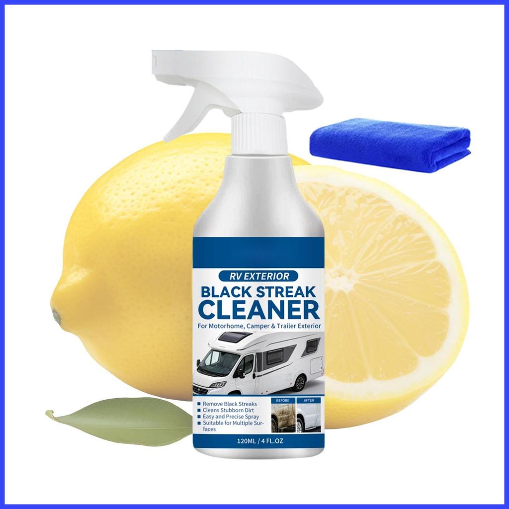 Camper Cleaner Ngoại thất 120ml Phục hồi vết bẩn hạng nặng Loại bỏ vết bẩn đen cho RV Camper cho mái