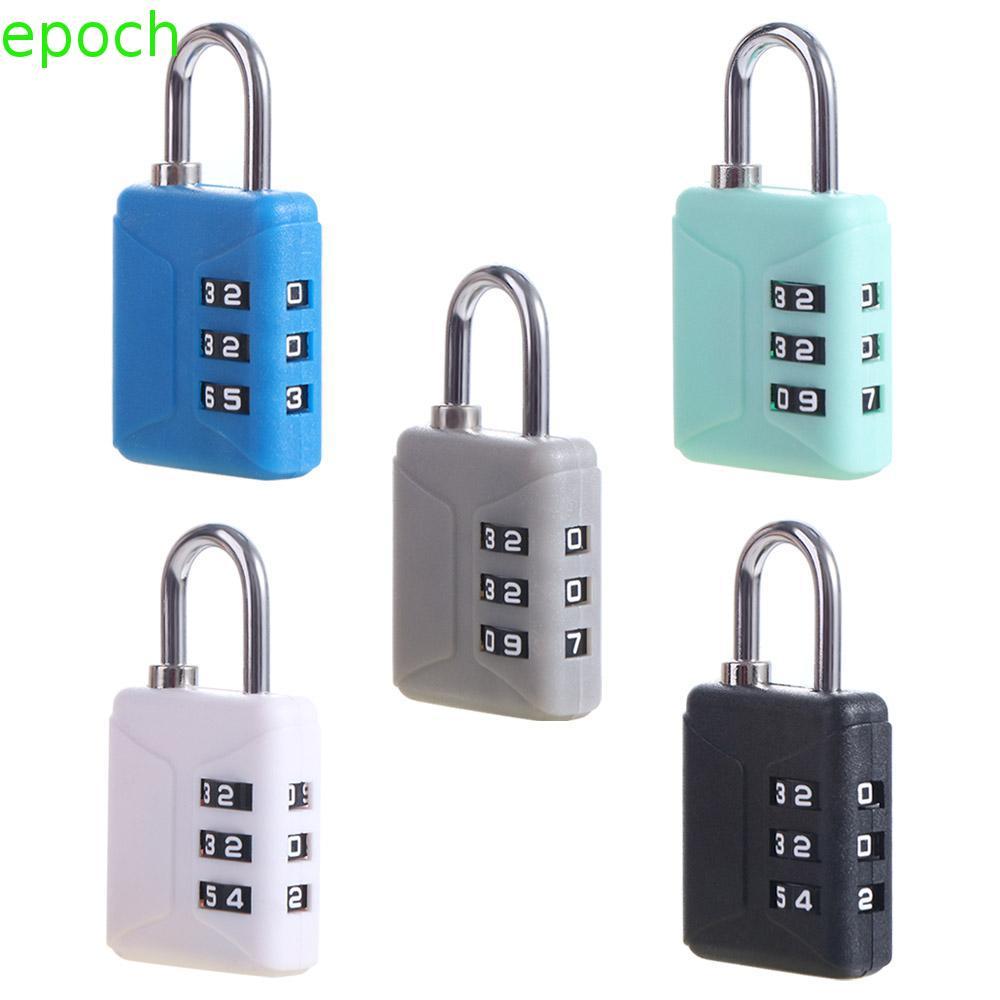 Ổ khóa mật khẩu mini EPOCH, Khóa kết hợp vali 3 chữ số chống nước, Ổ khóa ba lô mini An ninh Chống t