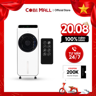 Máy làm mát không khí DC COBI siêu mỏng - Thiết kế hiện đại, kèm remote điều khiển từ xa