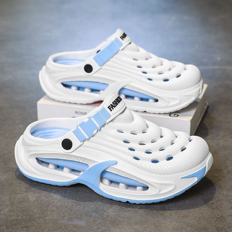 Mặc ngoài trời Dép xỏ ngón đế dày Dép nam Dép trong nhà Dép xỏ ngón nam Giày xỏ ngón nam Giày lỗ nữ 