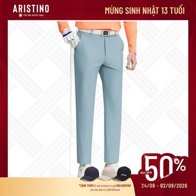 Quần âu nam ARISTINO GOLF dáng golf fit ống suông rộng thoải mái - ATRG2703