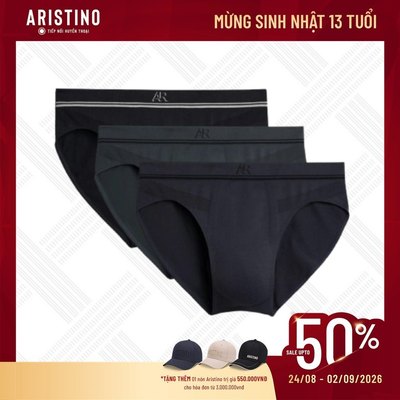 Quần lót nam ARISTINO kiểu dáng brief mềm mịn, thấm hút mồ hôi và thoát ẩm tốt ABF068-ABF068M0P02