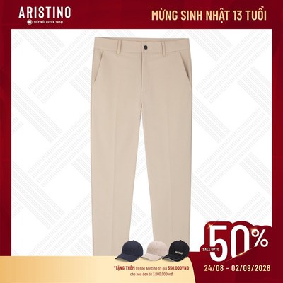 Quần Âu Nam Aristino Golf Fit Thể Thao suông rộng thoải mái, Co Giãn Mịn Mượt Cao Cấp ATRG120Z