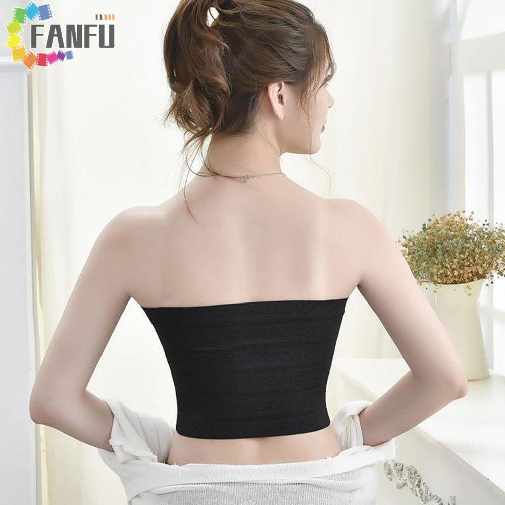 FANFUZOUZU Nữ Áo Liền Quần Ngắn Shaperwear Bustiers Dây Thoải Mái Liền Mạch Tomboy Áo Ngực