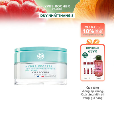 Kem dưỡng da cấp ẩm liên tục 48 giờ Yves Rocher Hydra Vegetal hũ 50ml