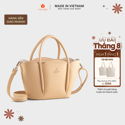 Túi Yuumy (Thời trang nữ thiết kế bo cong mềm mại - Túi đeo chéo da Bergen YN310)