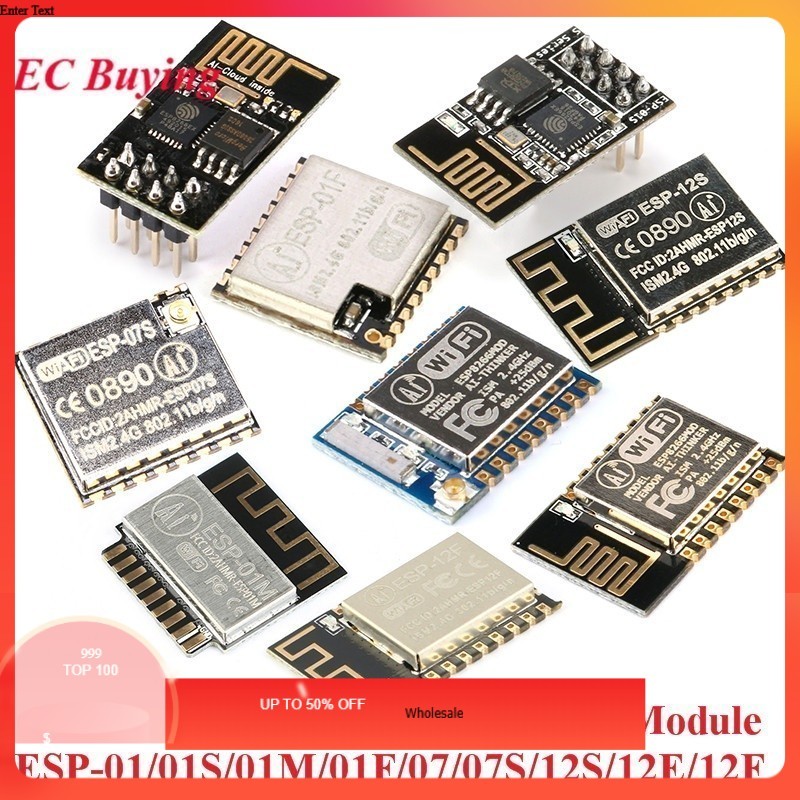 [HCM] Bảng Mạch Chuyển Đổi WIFI Không Dây ESP8266 ESP-01 ESP-01S ESP-01M ESP-01F ESP-07 ESP-07S ESP-