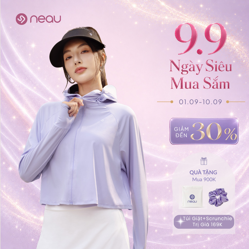 NEAU AirCape Original Áo Chống Nắng Tia UV 99% Cánh Dơi Su Lạnh Ngắn AC101