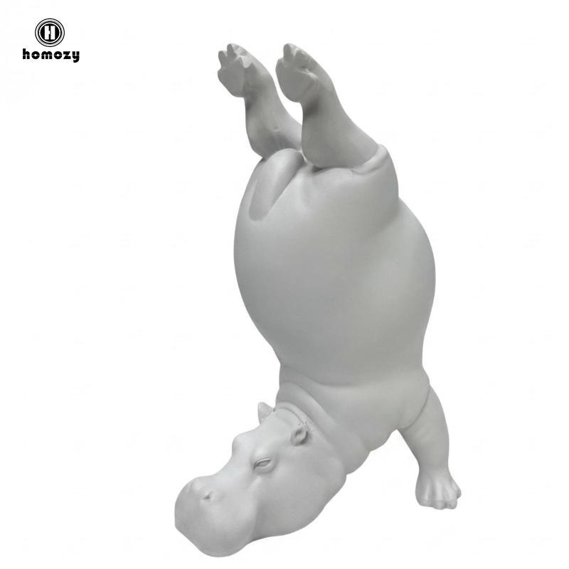 Tượng Hippo Nhựa Trang Trí Matte Hippo Trang Trí Màn Hình Trang Trí Cho Phòng Khách