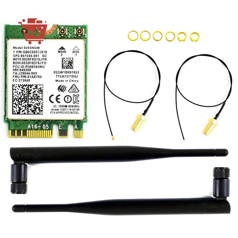 Mô-đun NIC không dây AC8265 chế độ kép Hỗ trợ WiFi 2.4GHz / 5GHz và Bluetooth 4.2 cho Nano Kit