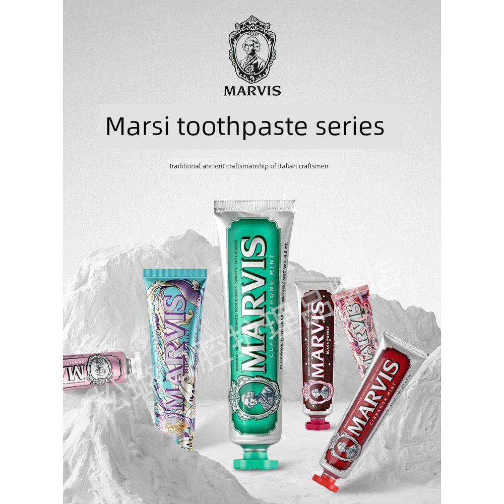 kem đánh răng Ý marvis marvis Kem Đánh Răng Nhập Khẩu marvis Mint Kem Đánh Răng Chăm Sóc Kẹo Cao Su 
