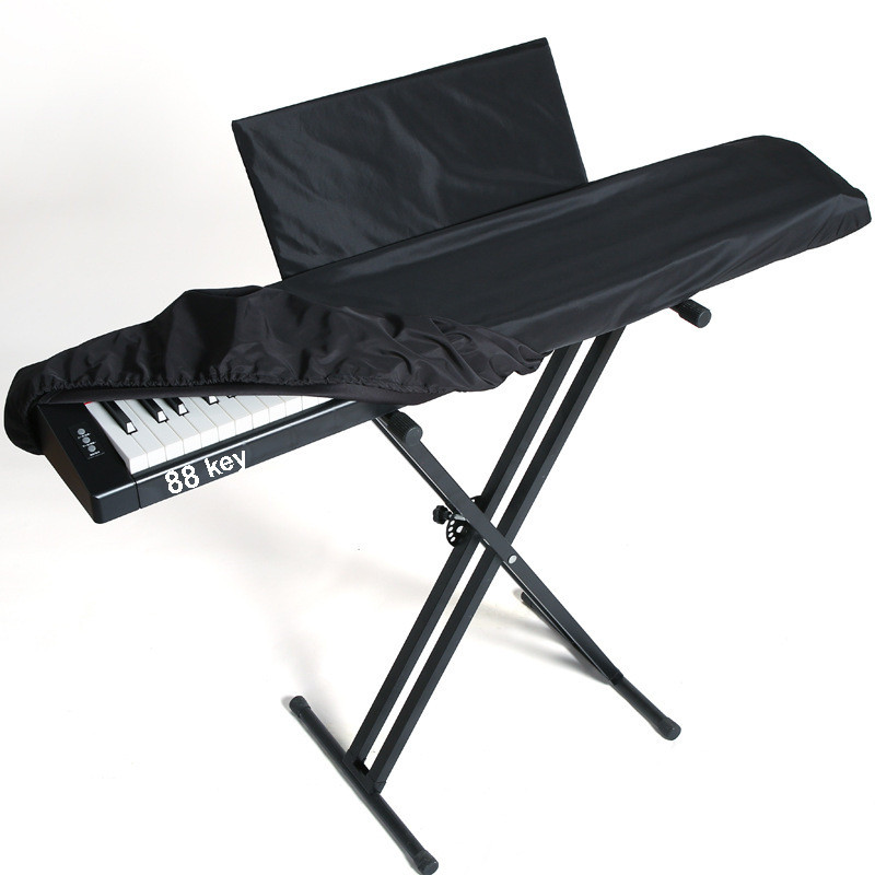 Dây chống bụi Dây rút 88 phím Vỏ đàn piano điện tử 61 phím Vỏ đàn piano điện màu đen Full Cover Đàn 