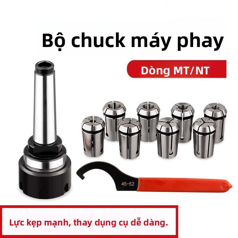 Bộ kẹp phay NT30/NT40 7:24, ê tô kẹp, máy phay thường, độ chính xác cao