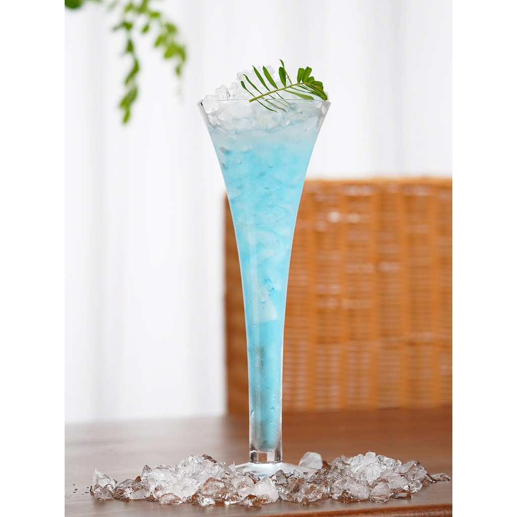Bar Soul Influencer Beach Glass Trumpet Glass Cocktail Glass Tam Giác Glass Martini Glass Cốc Champa