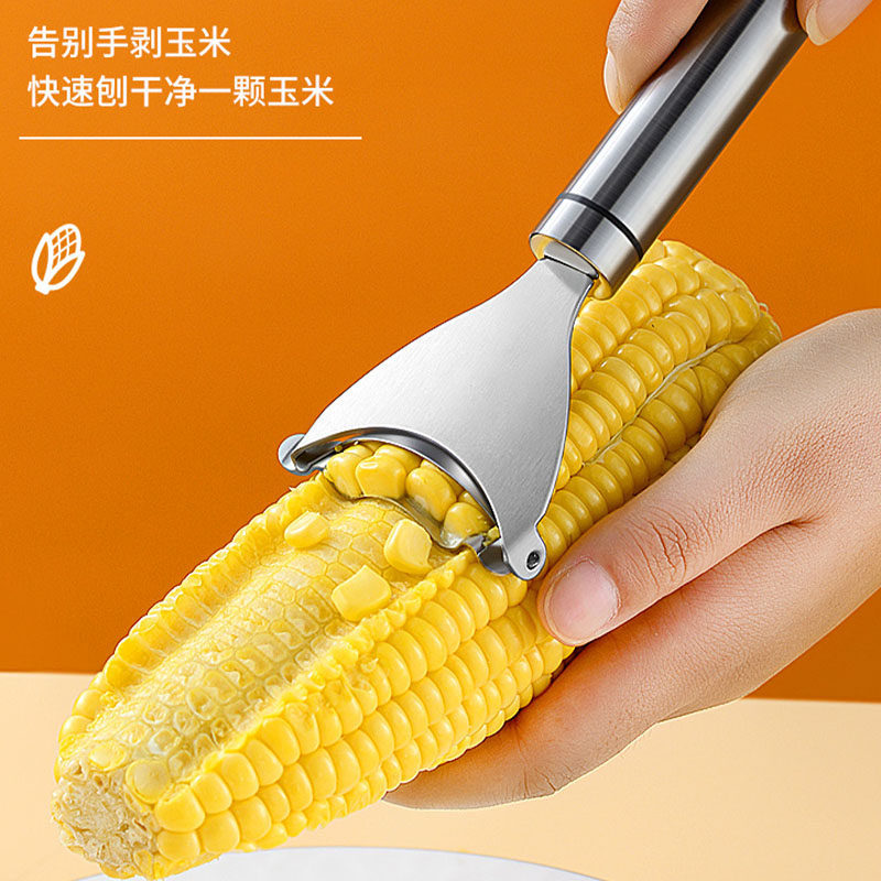 2026 Phong Cách Mới Nhà Bếp Ngô Lột Dụng Cụ Tiện Dụng Thép Không Gỉ Ngô Planer Hộ Gia Đình Lột Ngô B