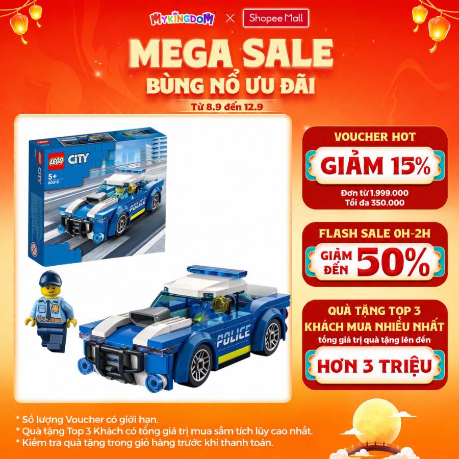 Đồ Chơi LEGO CITY Xe Cảnh Sát 60312