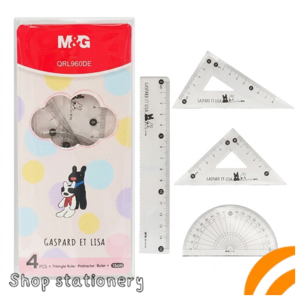 Bộ thước đo M & G Mẫu mẫu Gaspard et Lisa QRL960DE