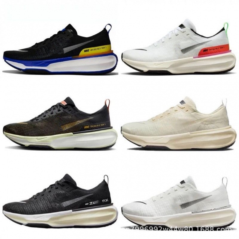 Giày chạy bộ Putian Moon Landing ZoomX Invincible Run3 Marathon với đệm ZoomX, phù hợp cho marathon 