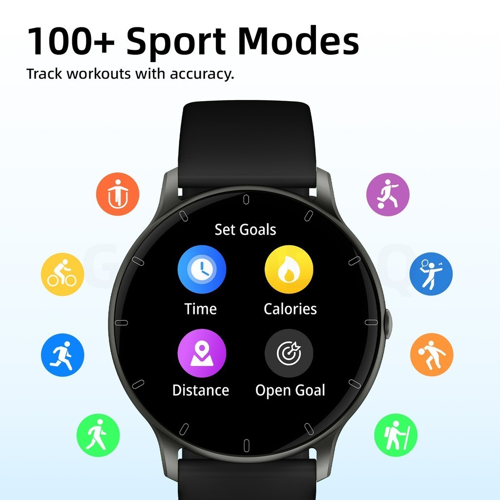 Đồng hồ thông minh GOOJODOQ có khả năng chống nước IP67, gọi điện qua Bluetooth, theo dõi sức khỏe | BigBuy360 - bigbuy360.vn