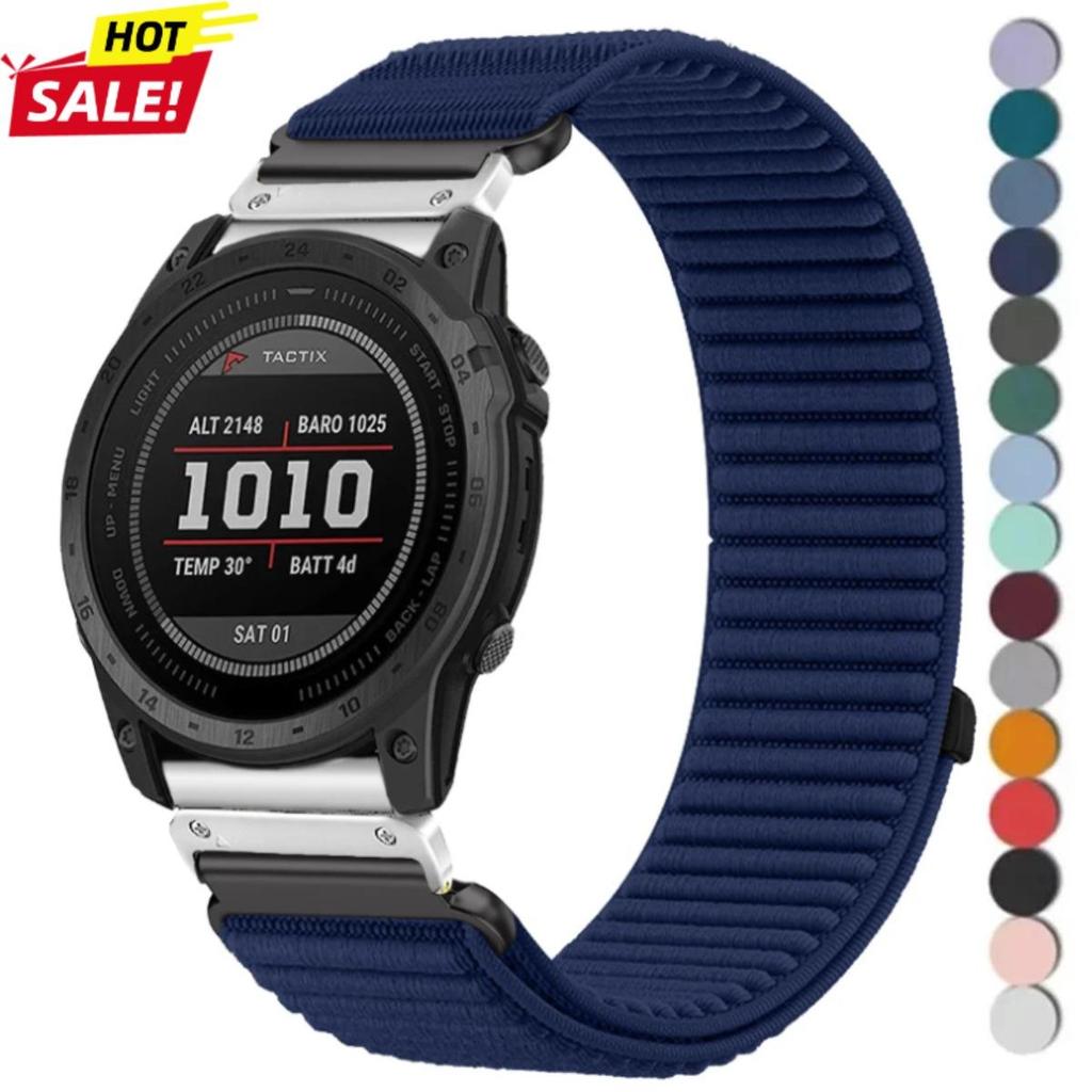 22 / 26mm Nylon Quick Fit Loop Dây đeo cho Garmin Fenix 8 Forerunner 970 / 570 Quatix 8 Tactix 8 51m
