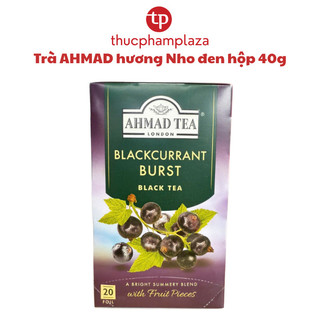 Trà ahmad hương nho đen hộp 40g 20 túi lọc