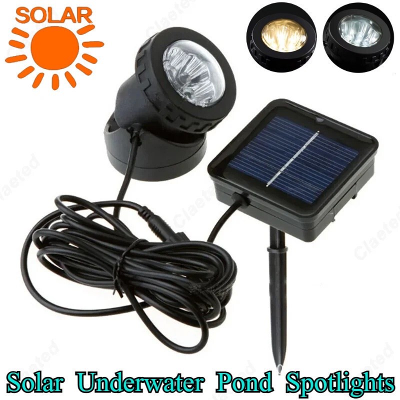 Solar Pond Spotlights Underwater Lights Creative New 6LED Underwater Single Head Dual Head Projectio