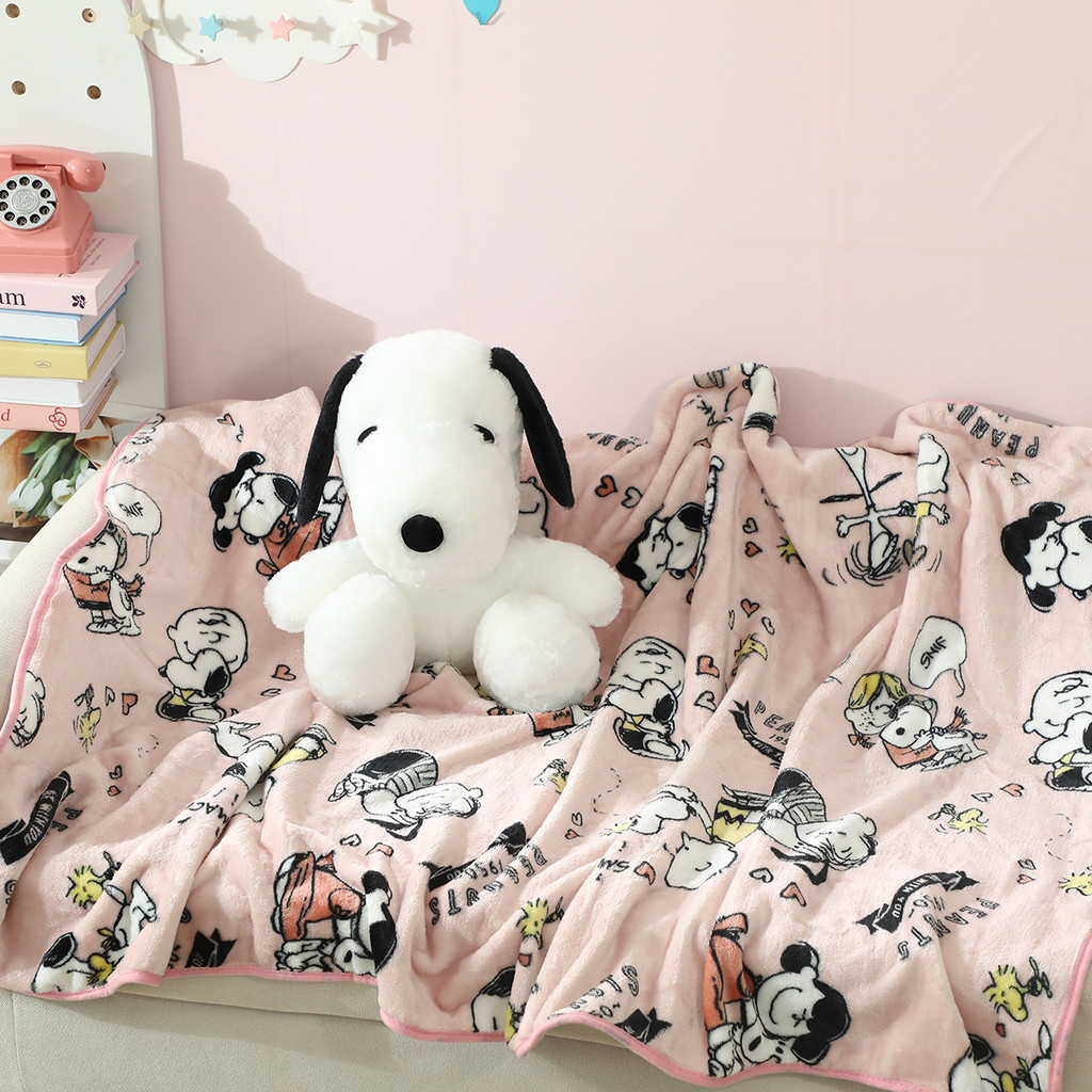 Gối chăn Snoopy Snoopy Snoopy Búp bê hoạt hình dễ thương Snoopy, Thích hợp cho phần còn lại văn phòn