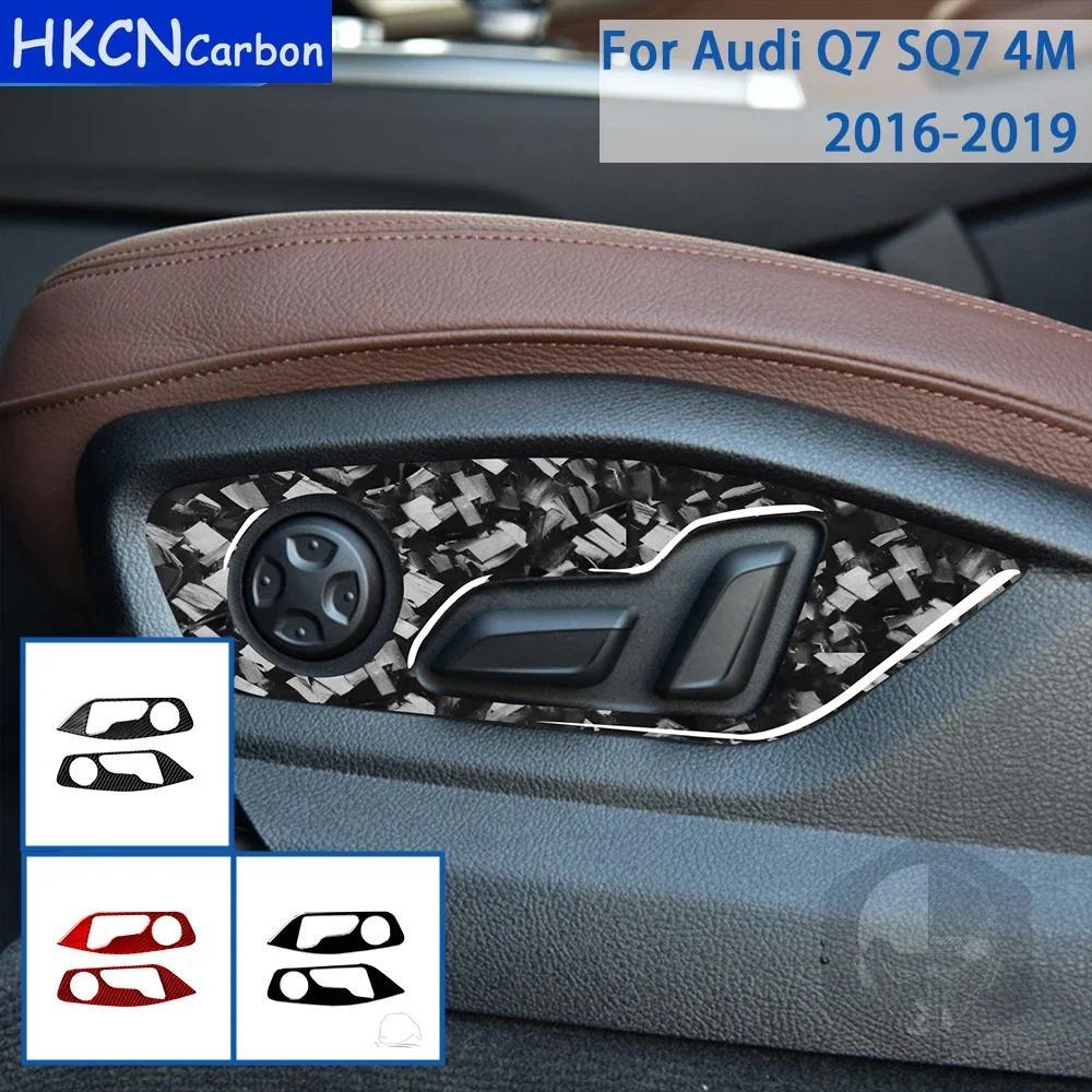 Dành Cho Xe Audi SQ7 4M Q7 2016 2017 2018 2019 Phụ Kiện Sợi Carbon Nội Thất Ô Tô Ghế Điều Chỉnh Bảng