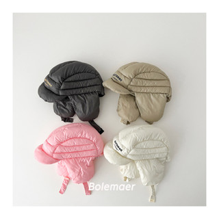  Trẻ Em Lei Feng Mũ Hàn Quốc In Chữ Mùa Đông Dày Cotton Ngoài Trời Đi Bộ Đường Dài Ấm Áp Chống Gió Bảo Vệ Tai Cho Bé Mũ Trượt Tuyết 