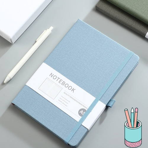 Sổ A5,  Ghi Chép Tiện Lợi, Notebook Vintage Nhiều Màu, Sổ Tay A5 Bìa Da 200 Trang, Ghi Nhật Ký Hằng 