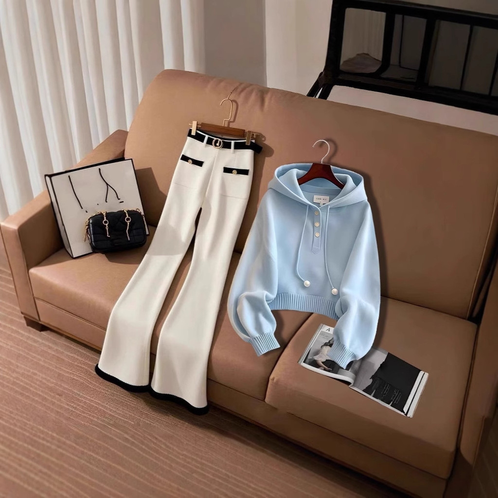 Mùa xuân thu - Áo nữ phong cách Hàn Quốc có mũ trùm đầu dây rút, thoáng mát