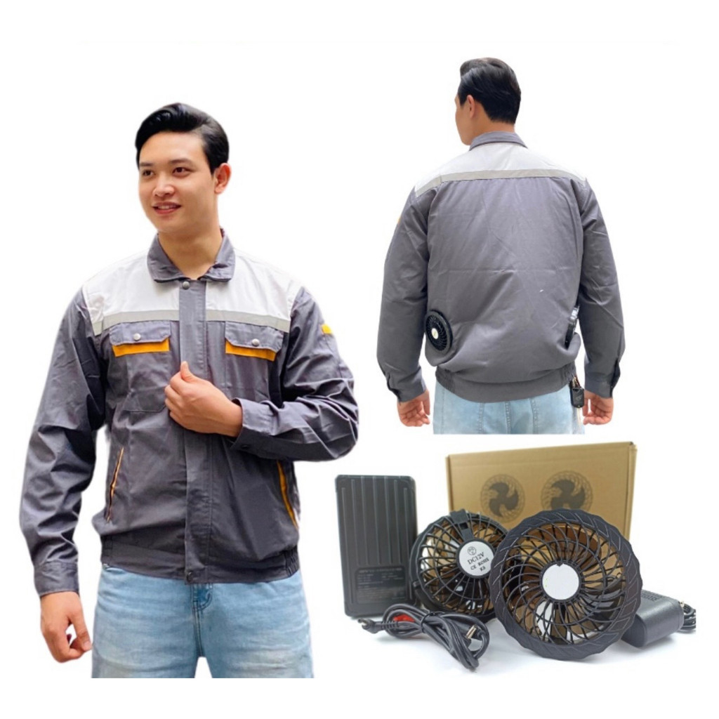 [TỔNG KHO] Áo điều hòa , làm mát  Japan quạt 18v pin 80000mah