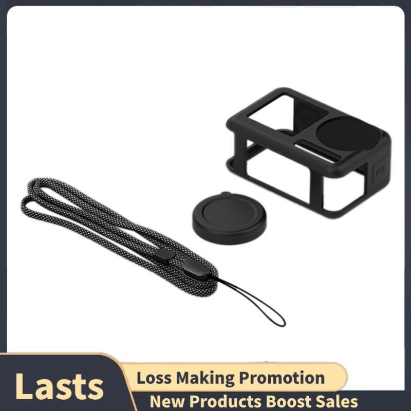 Ốp Silicon Mềm Cho Action 3 4 5pro Chống Rơi Bảo Vệ Cho Action 3 4 5pro Nắp Ống Kính Camera