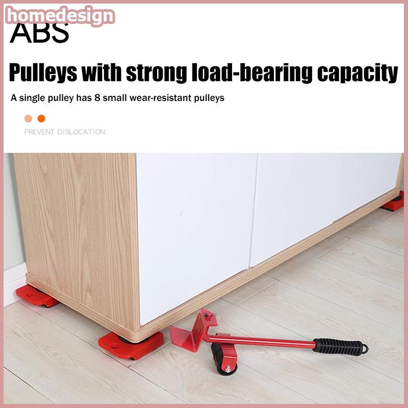 Hdvn Đồ Nội Thất Hạng Nặng Nâng Dụng Cụ Vận Chuyển Nội Thất Mover Bộ 4 Di Chuyển Con Lăn 1 Bánh Than