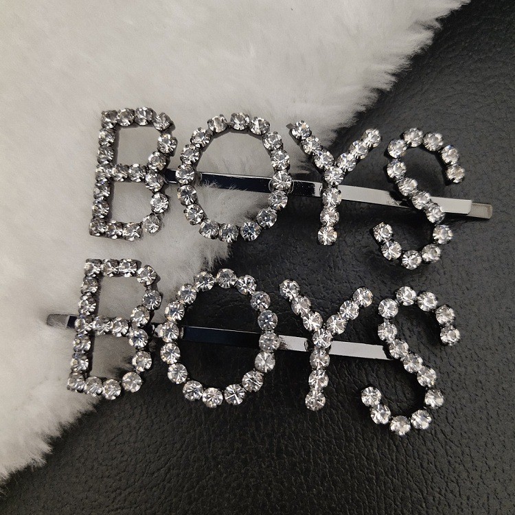 Full diamond hollow design oangirls Hair clips, bangs clips, trendy side clips, bobby pins