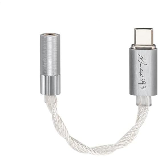 Moondrop Echo-A 32Bit / 384kHz USB di động Type-C sang tai nghe DAC / AMP với bộ chuyển đổi giắc cắm