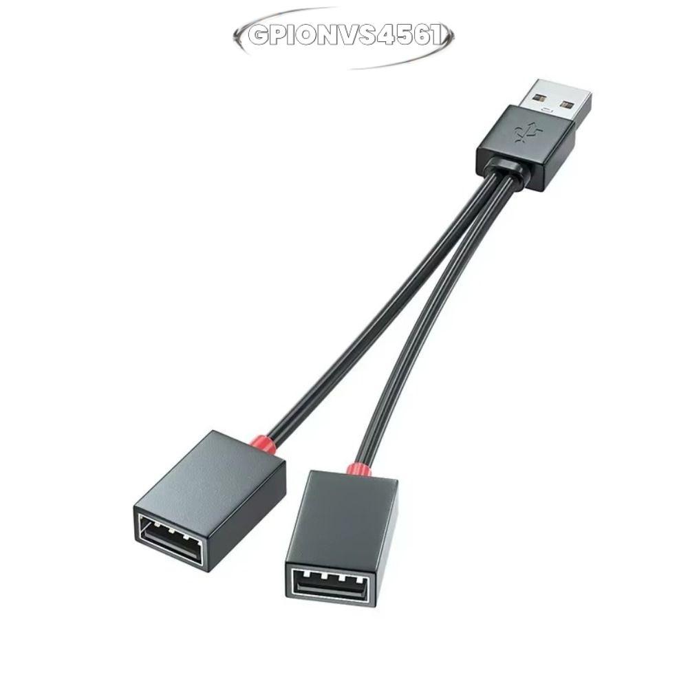 GPIONVS4561 USB HUB, Bộ chia USB 3 trong 1 truyền dữ liệu, Cáp sạc đa chức năng Type C Hub 2 trong 1