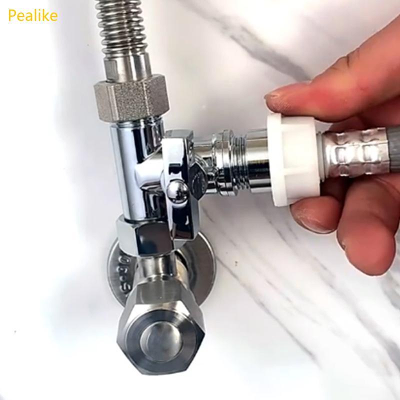 Pealike Tee Dừng Van 1 2X1 2X1 2 Nén Tắt 3 Chiều Diverters Kết Nối Dưới Bồn Rửa Bộ Chia Tee Đầu Nối
