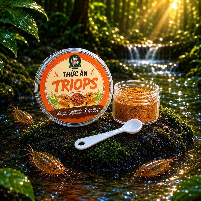 Thức ăn cho Tôm Tiền Sử (Triops) - Atermia sấy khô ~18gr