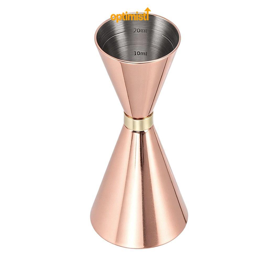 OPTIM Đo Jigger, Đo lường bằng thép không gỉ Bên trong Jigger Cocktail đôi, Thanh lịch Bartending Ji
