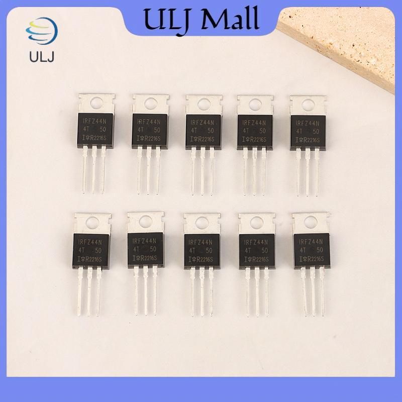 ULJ 10 Chiếc IRFZ44N TO220 IRFZ44NPBF TO-220 IRFZ44 Mosfet Transistor Kit Oril 55V 49A MOS Tube.