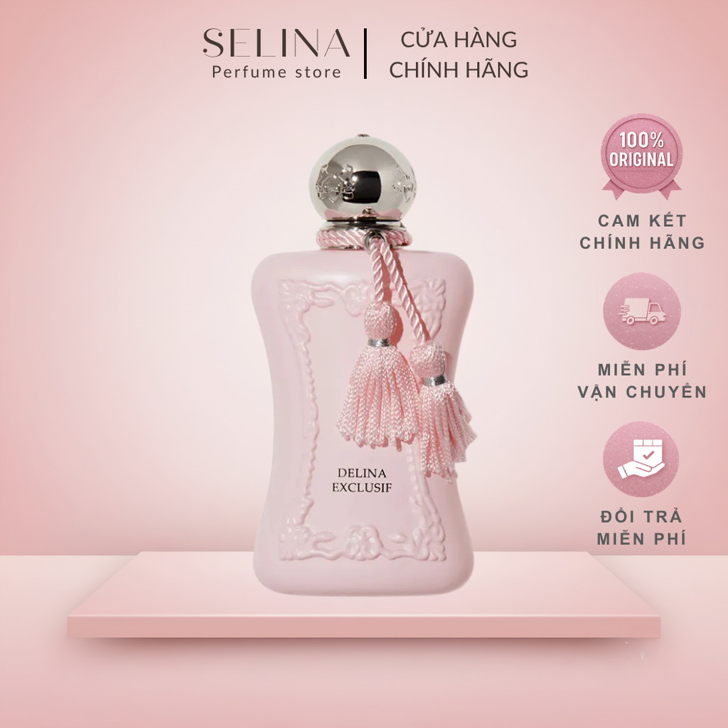 [Chính hãng] Nước Hoa Nữ 75ml Parfums de Marly Delina Exclusif – Sang Trọng, Quyến Rũ & Vương Giả Fu