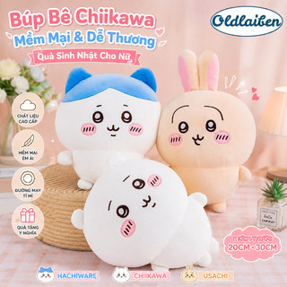 Búp Bê Chiikawa/Hachiware/Usachi, Gấu Bông Cao Cấp,Mềm Mại Dễ Thương 20cm/30cm, Quà Sinh Nhật Cho Nữ