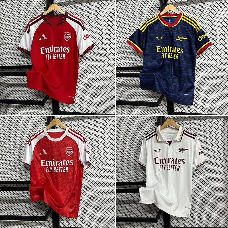 Arsenal Arsenal Arsenal Sân nhà và Sân khách Jersey Phiên bản quạt xuyên biên giới Bán buôn áo thun 
