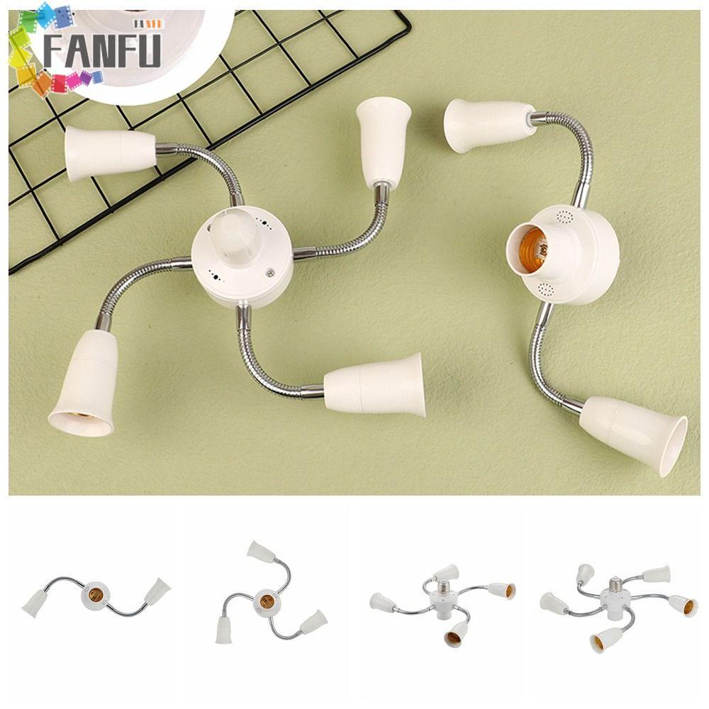 Bộ chia ổ cắm đèn FANFUZOUZU E27, Bộ chuyển đổi bóng đèn Bộ chuyển đổi giá đỡ đèn E27 linh hoạt, Màu