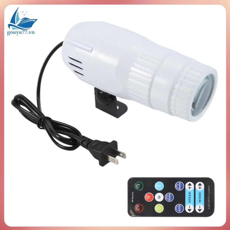 [gouyu77.vn] Đèn bóng gương 4 trong 1 15W RGBW có điều khiển từ xa cho các bữa tiệc DJ Disco Club US
