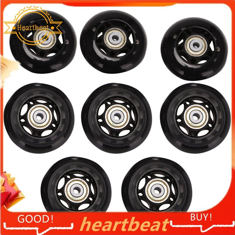 8 gói Bánh xe trượt patin nội tuyến, Bánh xe trượt patin trong nhà / ngoài trời, Bánh xe thay thế có
